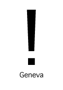Geneva びっくりマーク(感嘆符) exclamation mark