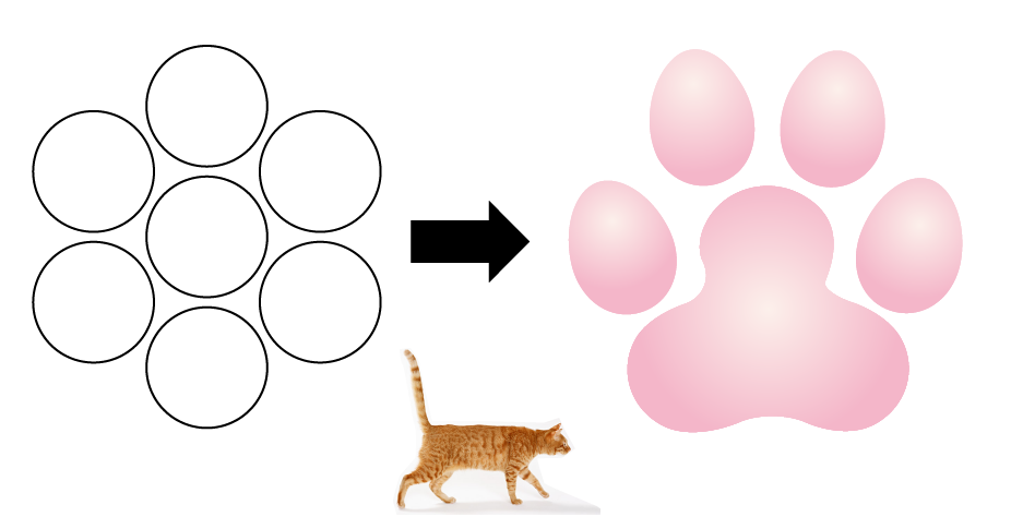 Adobe Illustratorを使った猫の肉球の描き方 初心者でも5分 犬もok クリエイター丙