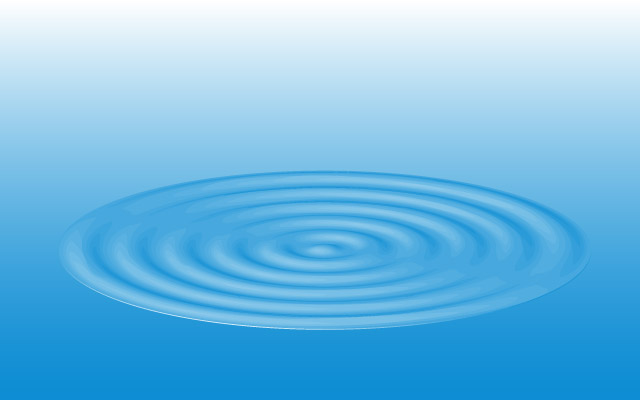 ripples of water