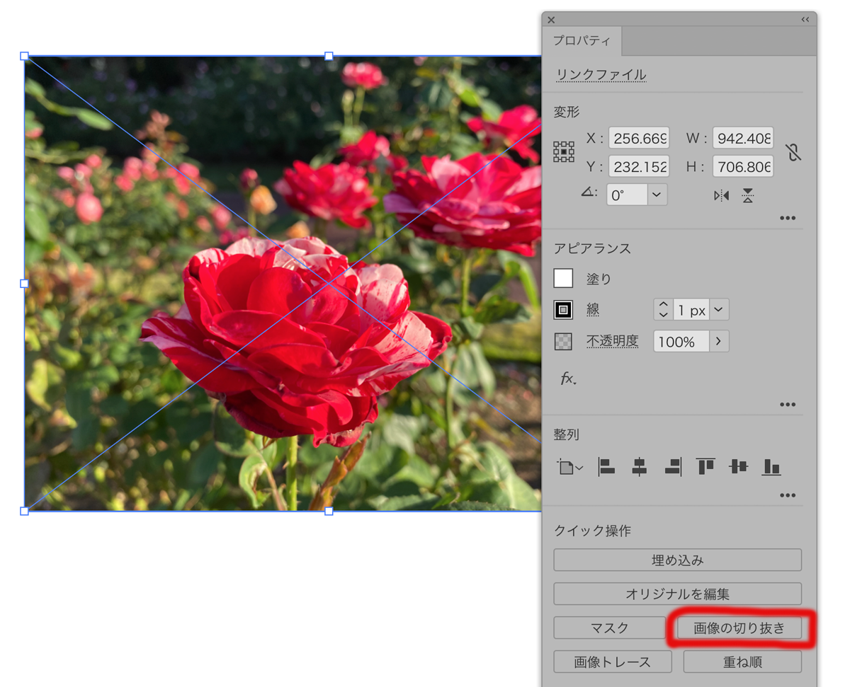 Adobe Illustratorで画像の切り抜き(トリミング)