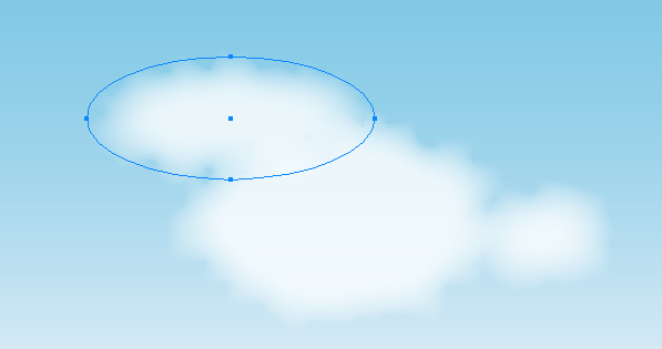 Illustratorで雲を描く