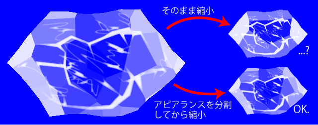 イラレでクラッシュアイス(氷)を描く